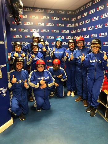 Group of people at iFLY 3