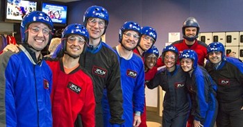 Group of people at iFLY 5